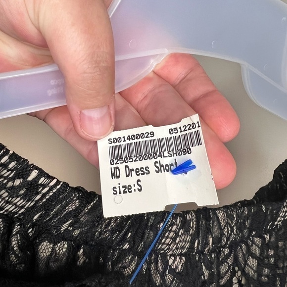 NWT Love, Fire Ladies Black Lace Mini Length Dress Size Small - Picture 3 of 7